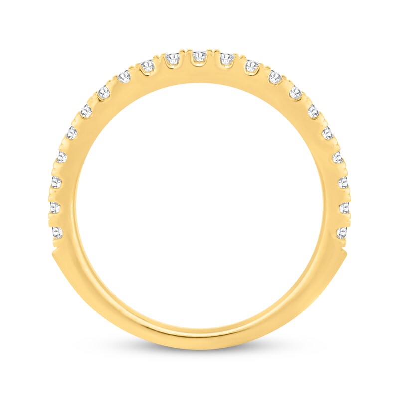 Main Image 3 of Previously Owned Diamond Wedding Band 3/8 ct tw Round-cut 14K Yellow Gold