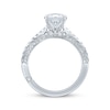 Thumbnail Image 3 of Previously Owned Monique Lhuillier Bliss Diamond Engagement Ring 1 7/8 ct tw Round-cut 18K White Gold