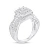 Thumbnail Image 2 of Previously Owned Princess-Cut Diamond Frame Engagement Ring 1 ct tw 14K White Gold