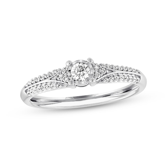 Previously Owned Diamond Fashion Ring 1/5 ct tw 10K White Gold