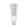 Thumbnail Image 2 of Previously Owned Men's Diamond Wedding Band 2 ct tw Round-cut 10K White Gold