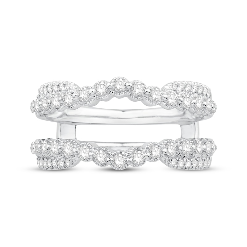 Main Image 3 of Previously Owned Diamond Enhancer Band 5/8 ct tw Round-Cut 14K White Gold
