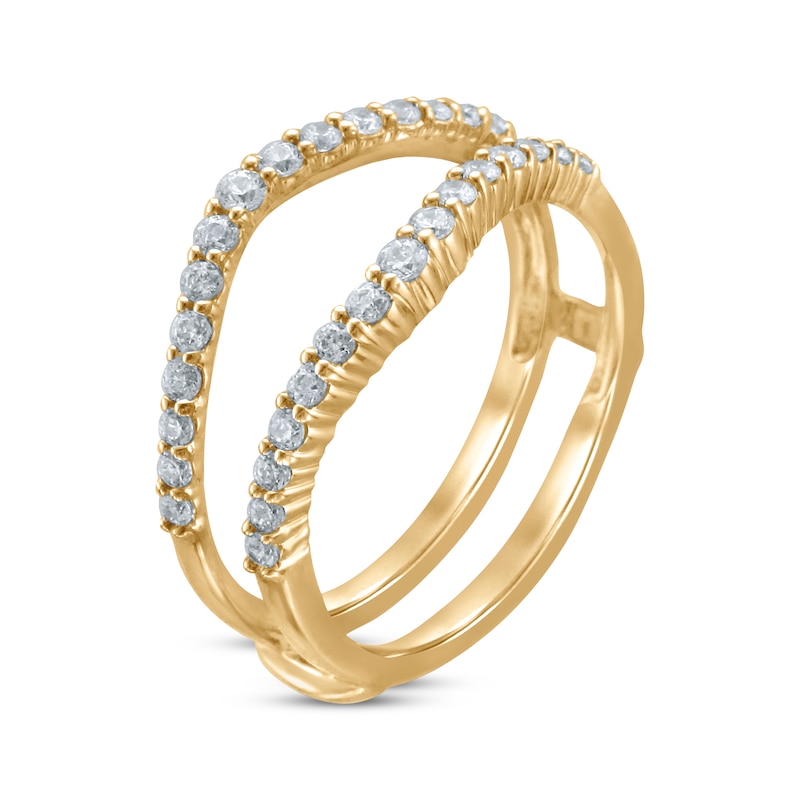 Main Image 2 of Previously Owned Diamond Enhancer Ring 1/2 ct tw Round-cut 14K Yellow Gold