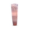 Thumbnail Image 2 of Previously Owned Men's Diamond Wedding Band 1/5 ct tw Round-cut 10K Rose Gold