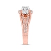 Thumbnail Image 2 of Previously Owned Three-Stone Diamond Ring 1/2 ct tw Round-cut 14K Two-Tone Gold