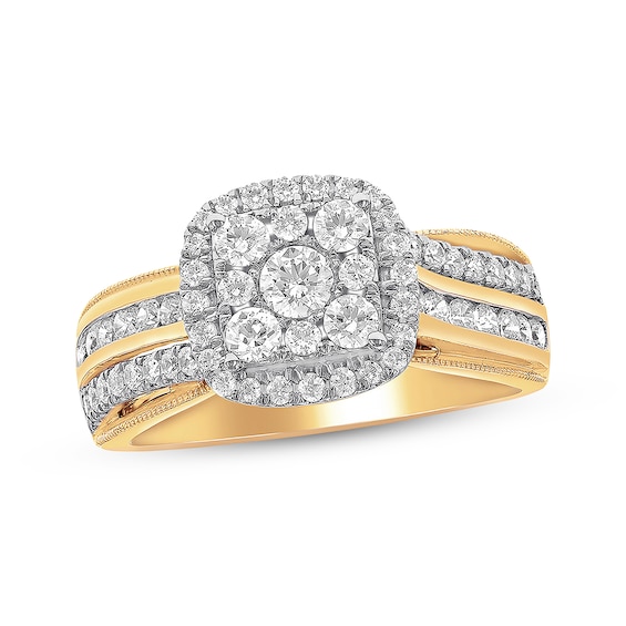 Previously Owned Diamond Engagement Ring 1 ct tw Round-cut 10K Yellow Gold