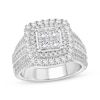 Thumbnail Image 1 of Previously Owned Diamond Engagement Ring 2 ct tw Princess & Round-cut 10K White Gold