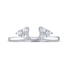 Thumbnail Image 3 of Previously Owned THE LEO Diamond Enhancer Ring 1/3 ct tw Round-cut 14K White Gold