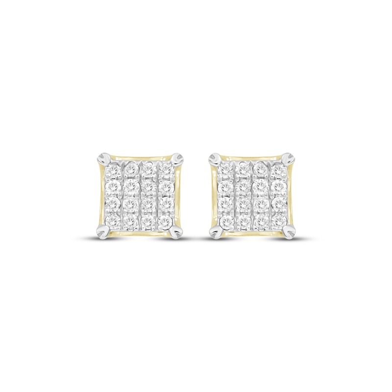 Previously Owned Men's Diamond Earrings 1/2 ct tw 10K Yellow Gold | Kay