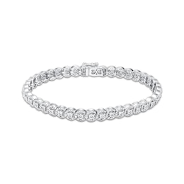 Previously Owned Diamond Fashion Bracelet 3/8 ct tw Sterling Silver 7.75"