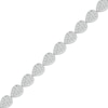 Thumbnail Image 1 of Previously Owned Diamond Pear Link Bracelet 2 ct tw 10K White Gold 7&quot;
