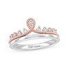 Thumbnail Image 1 of Previously Owned Emmy London Diamond Ring 1/4 ct tw Sterling Silver & 10K Rose Gold