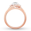 Thumbnail Image 2 of Previously Owned Diamond Engagement Ring 1/2 ct tw Round-cut 10K Two-Tone Gold