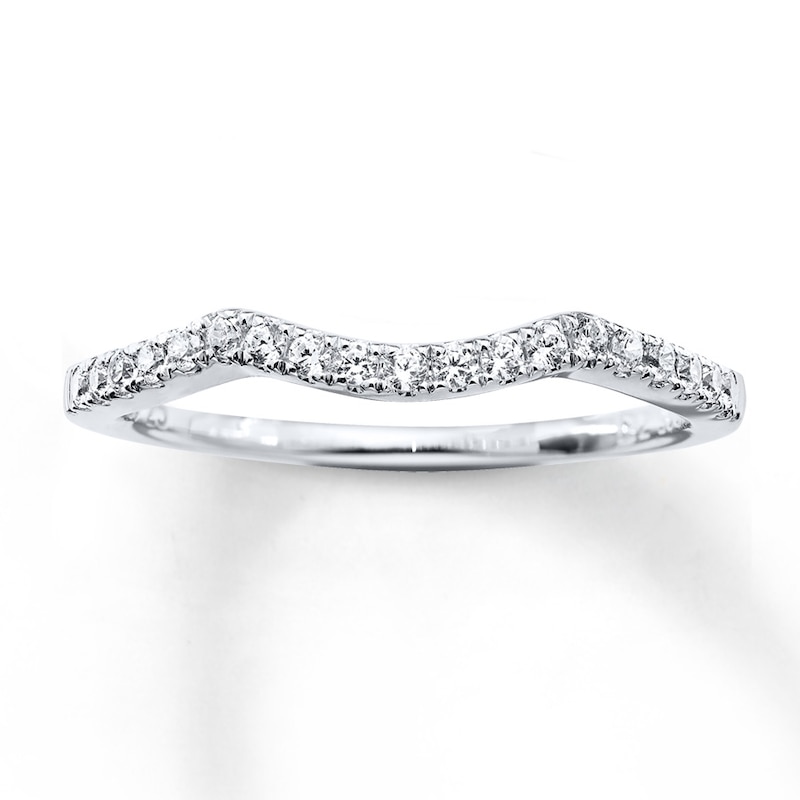 Main Image 1 of Previously Owned Radiant Reflections Diamond Wedding Band 1/5 ct tw 14K Gold