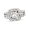 Thumbnail Image 1 of Previously Owned Diamond Bridal Set 1-1/3 ct tw 14K White Gold Size 7