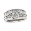 Thumbnail Image 1 of Previously Owned Princess-Cut Diamond Bridal Set 1 1/2 ct tw 14K White Gold Size 7