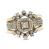 Thumbnail Image 1 of Previously Owned Diamond Bridal Set 1 ct tw Round-Cut 14K Yellow Gold Size 6.75