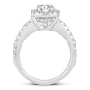 Thumbnail Image 2 of Previously Owned Diamond Engagement Ring 1-3/8 ct tw Round-cut 14K White Gold