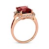 Thumbnail Image 2 of Previously Owned Le Vian Creme Brulee Garnet Ring 1/2 ct tw Diamonds 14K Strawberry Gold