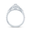 Thumbnail Image 3 of Previously Owned Monique Lhuillier Bliss Oval-Cut Diamond Engagement Ring 1-1/5 ct tw 18K White Gold
