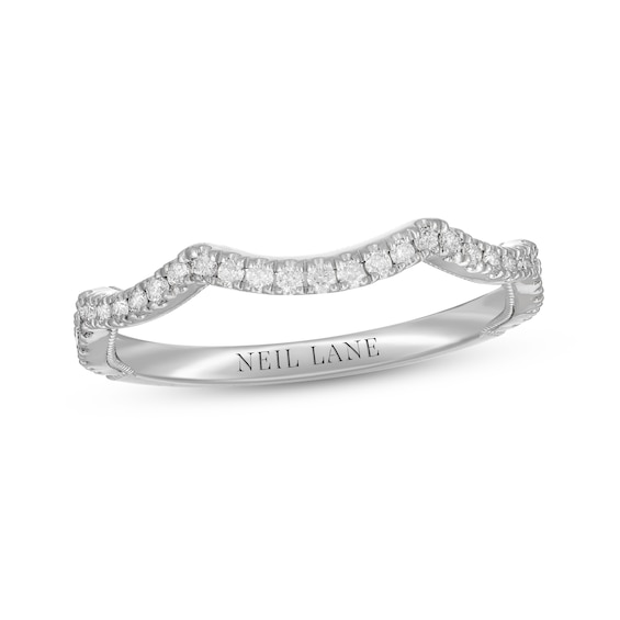 Previously Owned Neil Lane Diamond Wedding Band 1/4 ct tw Round-cut 14K White Gold