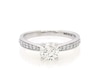 Thumbnail Image 1 of Previously Owned Diamond Engagement Ring 1-1/5 ct tw Round-cut 14K White Gold