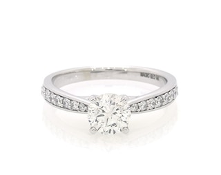 Previously Owned Diamond Engagement Ring 1-1/5 ct tw Round-cut 14K ...