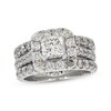 Thumbnail Image 1 of Previously Owned Neil Lane Princess-Cut Diamond Bridal Set 3-1/4 ct tw 14K White Gold Size 7.75