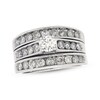 Thumbnail Image 1 of Previously Owned Diamond Bridal Set 1-1/3 ct tw 14K White Gold Size 5