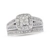 Thumbnail Image 1 of Previously Owned Neil Lane Diamond Bridal Set 1-5/8 ct tw Cushion, Princess & Round-Cut 14K White Gold Size 5.75