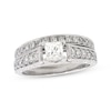 Thumbnail Image 1 of Previously Owned Princess-Cut Diamond Bridal Set 1 ct tw 14K White Gold Size 6