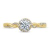Thumbnail Image 3 of Previously Owned Diamond Engagement Ring 1/4 ct tw Round-Cut 10K Two-Tone Gold Size 6