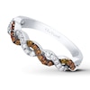 Thumbnail Image 1 of Previously Owned Le Vian Chocolate Diamonds 3/8 ct tw Ring 14K Vanilla Gold Size 7