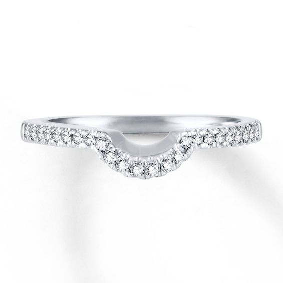 Previously Owned Diamond Wedding Band 1/6 ct tw Round-cut 14K White Gold