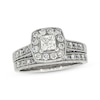 Thumbnail Image 1 of Previously Owned Princess-Cut Diamond Bridal Set 1-1/5 ct tw 14K White Gold Size 8.5