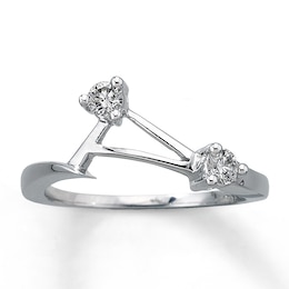 Previously Owned Diamond Wedding Band  1/5 ct tw Round-cut  14K White Gold