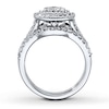 Thumbnail Image 2 of Previously Owned Diamond Bridal Set 1-1/3 ct tw 14K White Gold Size 8