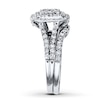 Thumbnail Image 3 of Previously Owned Diamond Bridal Set 1-1/3 ct tw 14K White Gold Size 8