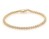 Thumbnail Image 1 of Previously Owned Diamond Tennis Bracelet 1 ct tw Round-cut 10K Yellow Gold 7&quot;