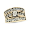 Thumbnail Image 1 of Previously Owned Round-Cut Diamond Soldered Bridal Set 2-1/2 ct tw 14K Yellow Gold Size 7