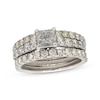 Thumbnail Image 1 of Previously Owned Princess-Cut Diamond Soldered Bridal Set 2 ct tw 10K & 14K White Gold Size 5.5