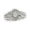 Thumbnail Image 1 of Previously Owned Round-Cut Diamond Bypass Bridal Set 1 ct tw 14K White Gold Size 8.25