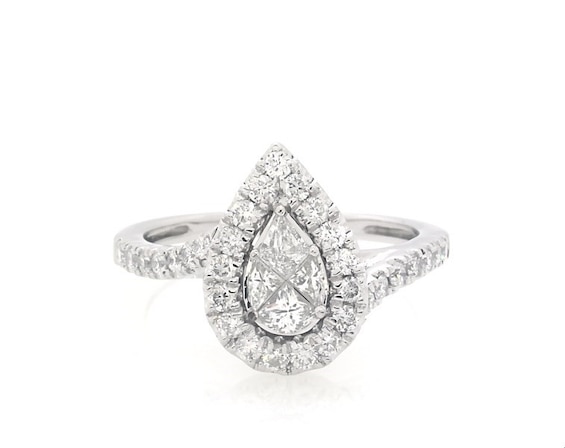 Previously Owned Diamond Engagement Ring 3/4 ct tw 14K White Gold