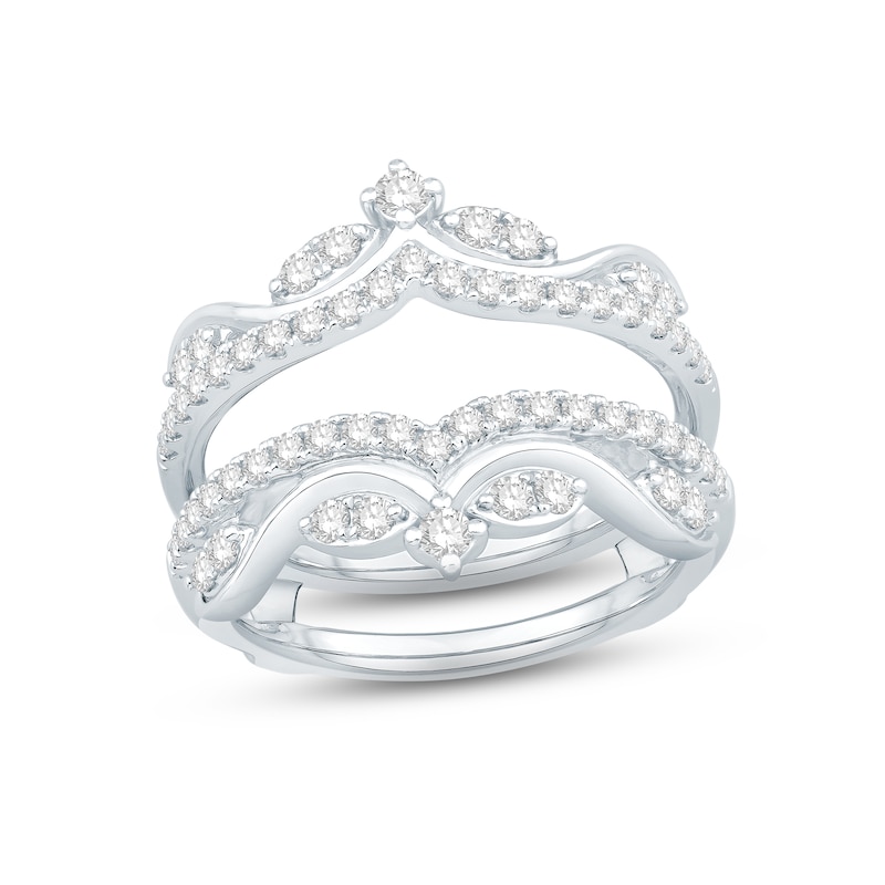 Main Image 1 of Previously Owned Diamond Enhancer Ring 3/4 ct tw Round-cut 14K White Gold