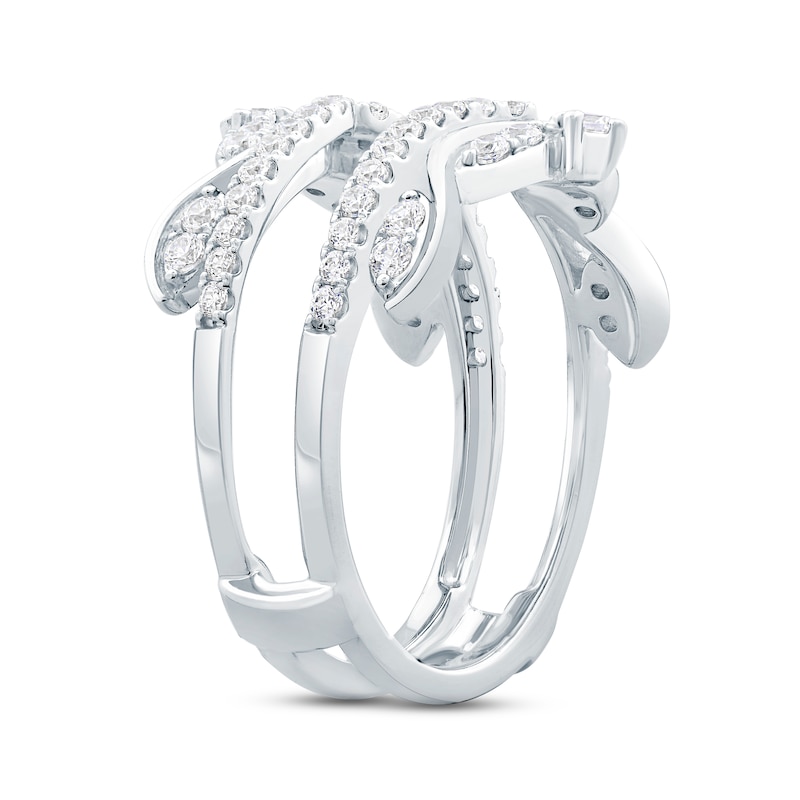 Main Image 2 of Previously Owned Diamond Enhancer Ring 3/4 ct tw Round-cut 14K White Gold