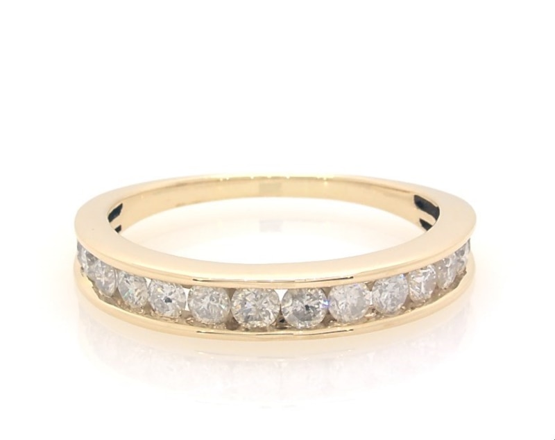 Main Image 1 of Previously Owned Diamond Anniversary Ring 1 ct tw Round-cut 10K Yellow Gold