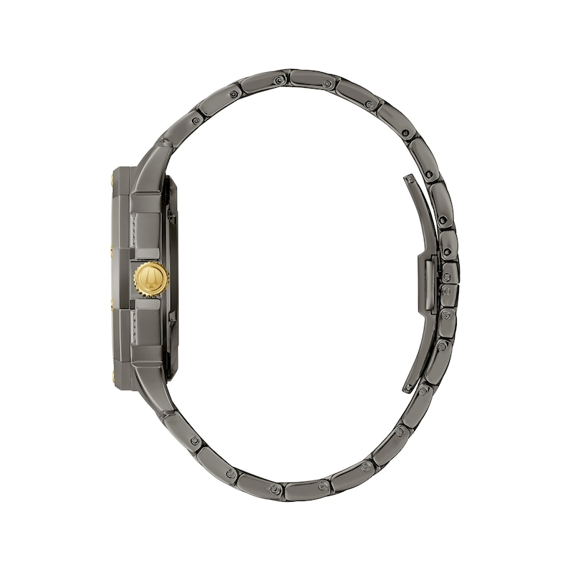 Main Image 2 of Previously Owned Bulova Crystal Octava Automatic Gunmetal Crystal 98A293