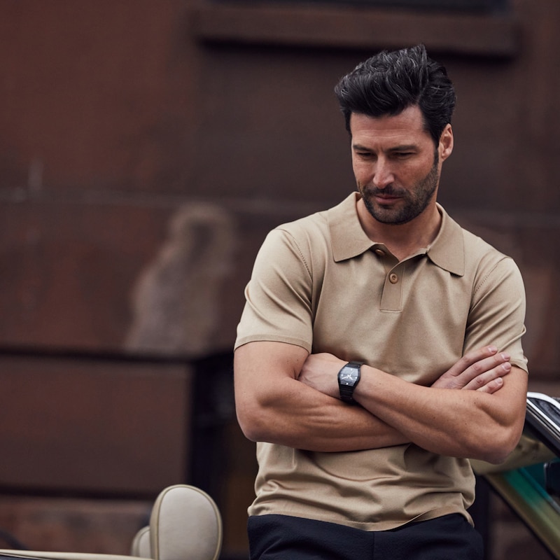 Main Image 4 of Previously Owned Bulova Modern Gemini Diamond Men's Watch 98D177