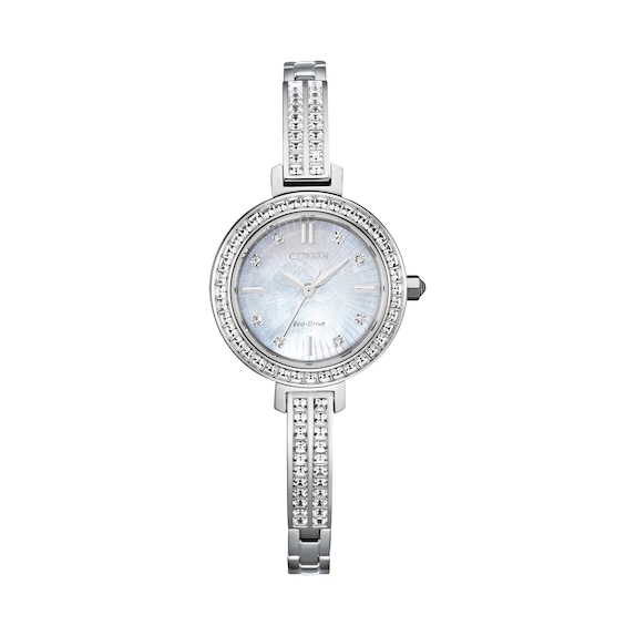 Previously Owned Citizen Silhouette Crystal Ladies' Watch EM0860-51D