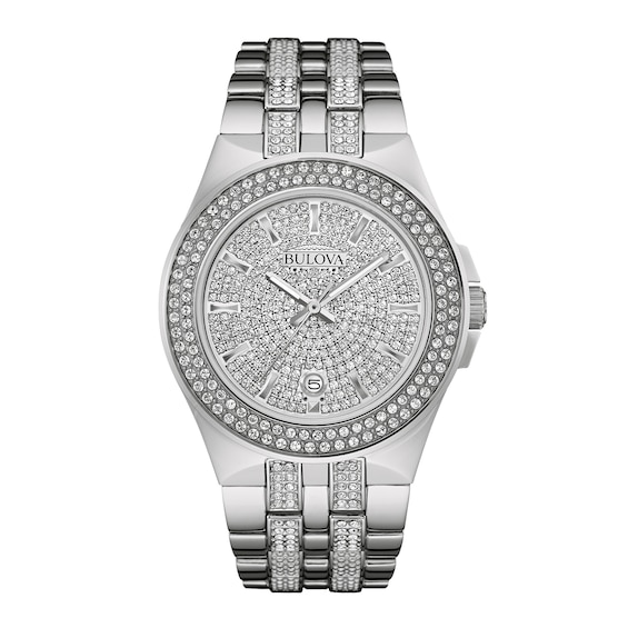 Previously Owned Bulova Men's Watch Crystals Collection 96B235